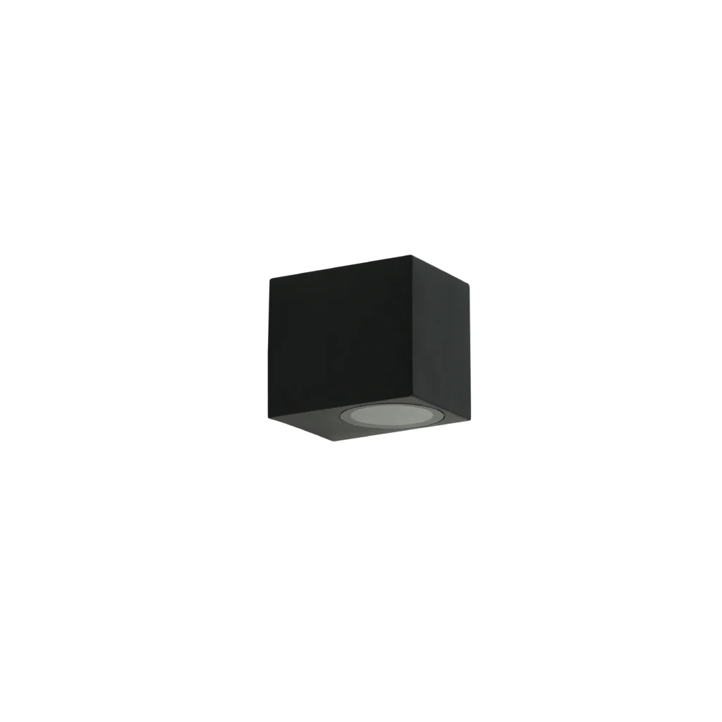 Qivo 1S GU10 IP54 Outdoor Wall Lamp BK A