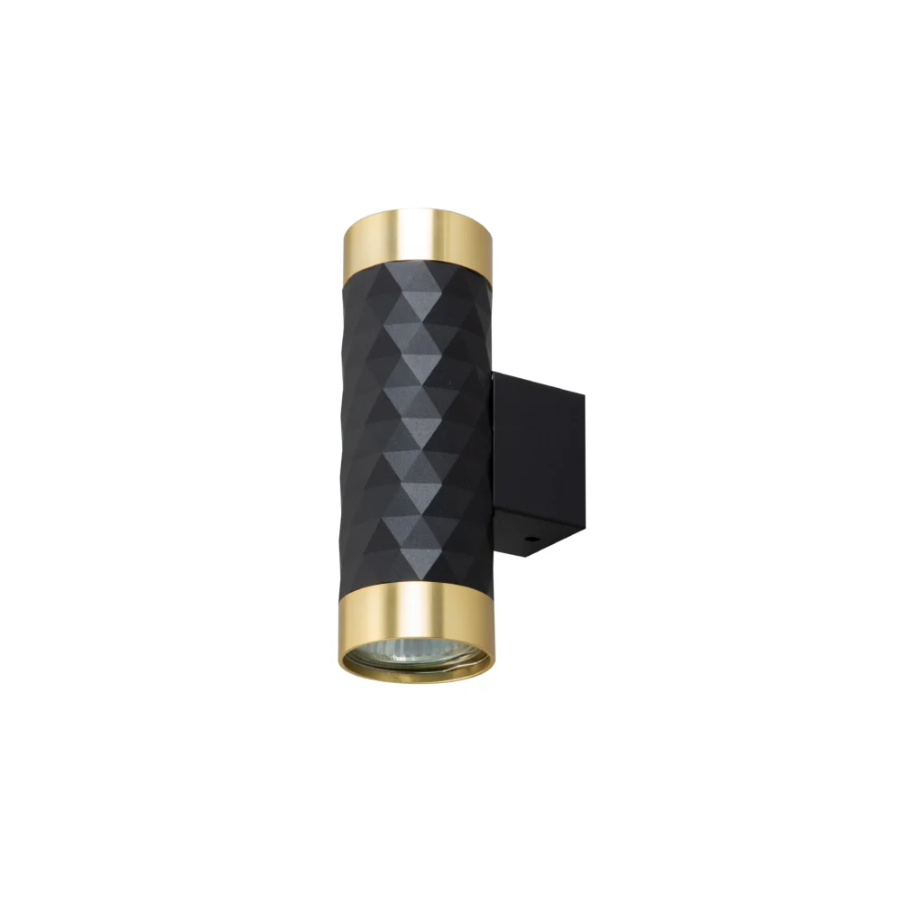 NEXUS 2 GU10 Wall Lighting BK+GD