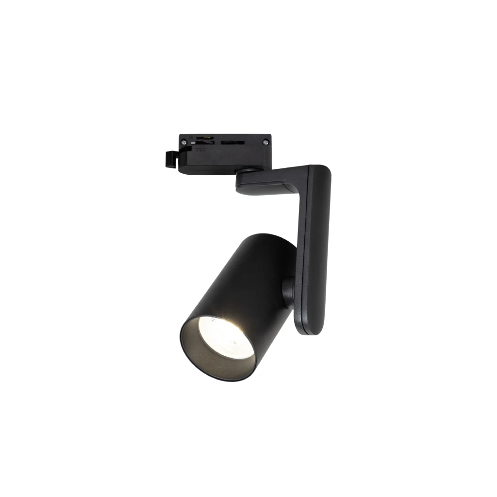 EMBER 1 1F2Wires GU10 Track Light with Arm BK