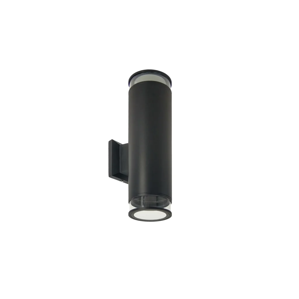 MILL 2 GU10/E27 IP54 Outdoor Wall Lamp BK