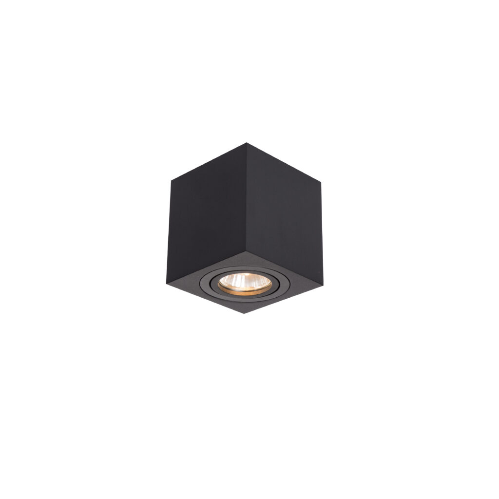MIST 1 GU10 Surface-mounted Downlight Square BK