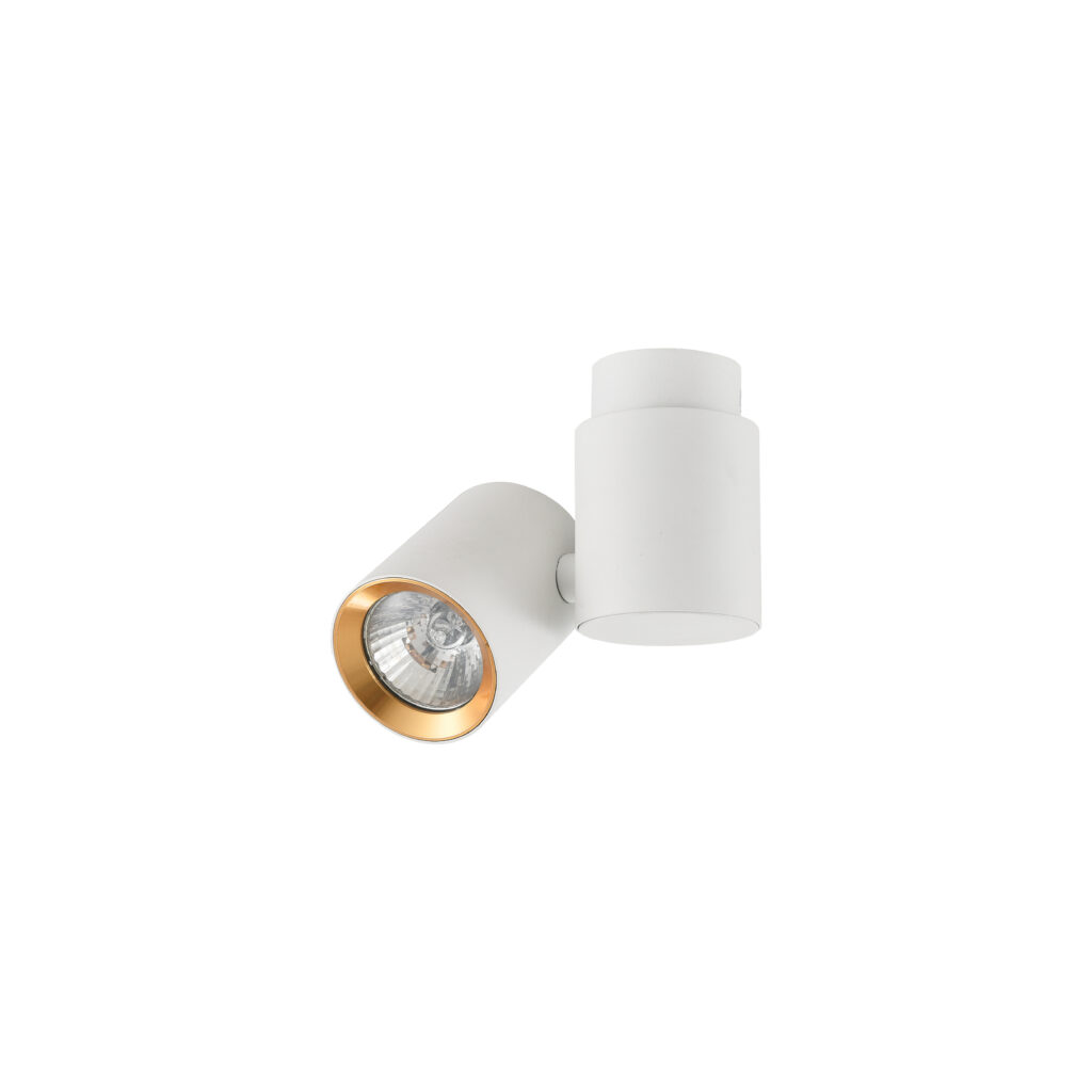 NOVA 1 GU10 Telescope Ceiling Spot Lights WH+GD