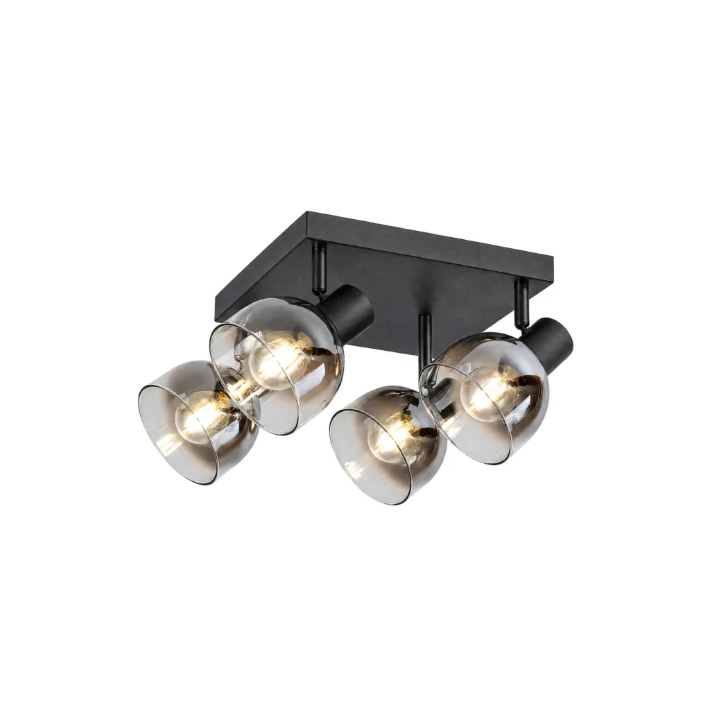 ZENO 4 E14 Ceiling Spot Light BK