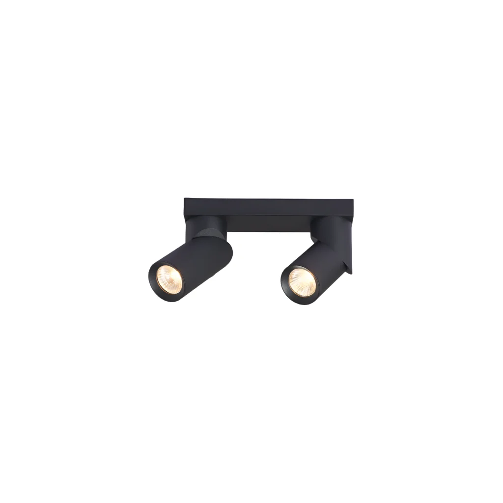 SUM 2 GU10 Ceiling Spot Light BK