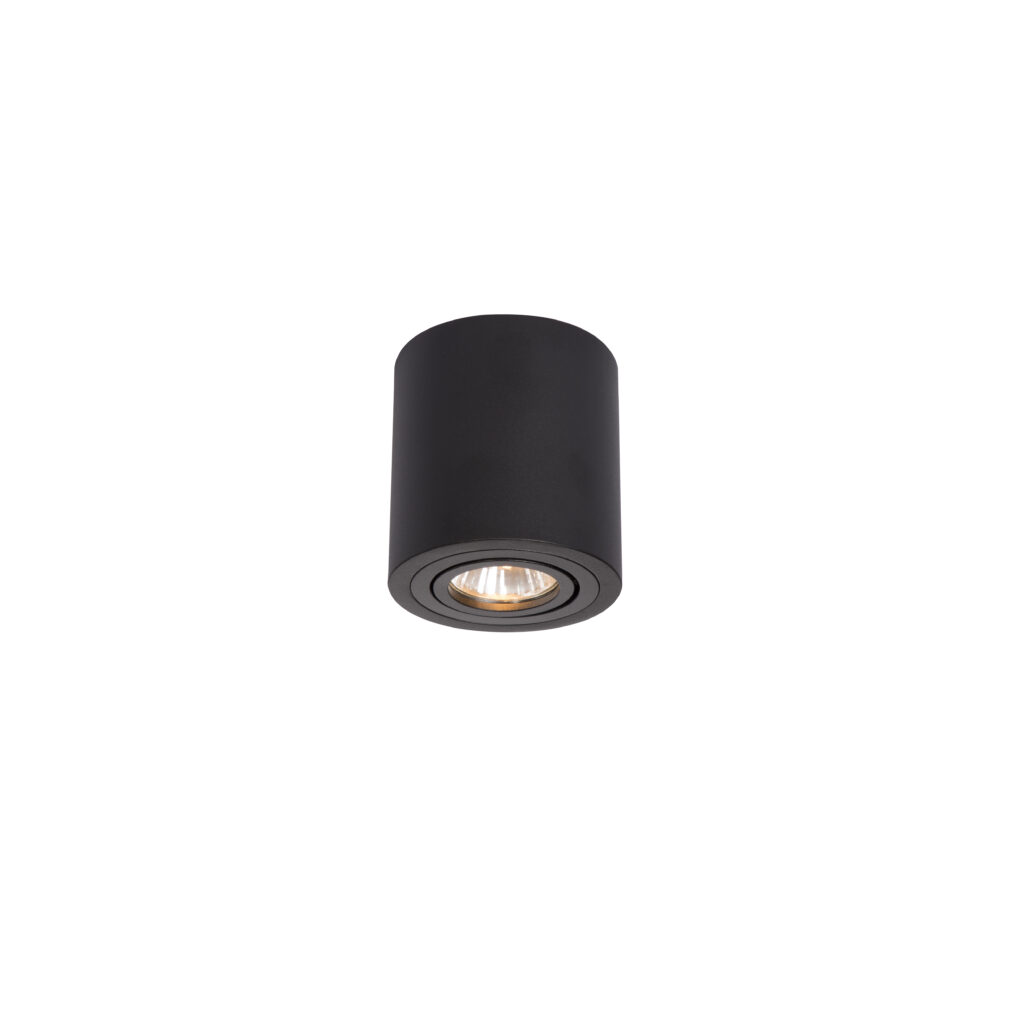 ALBA 1 GU10 Surface-mounted Downlight Round BK