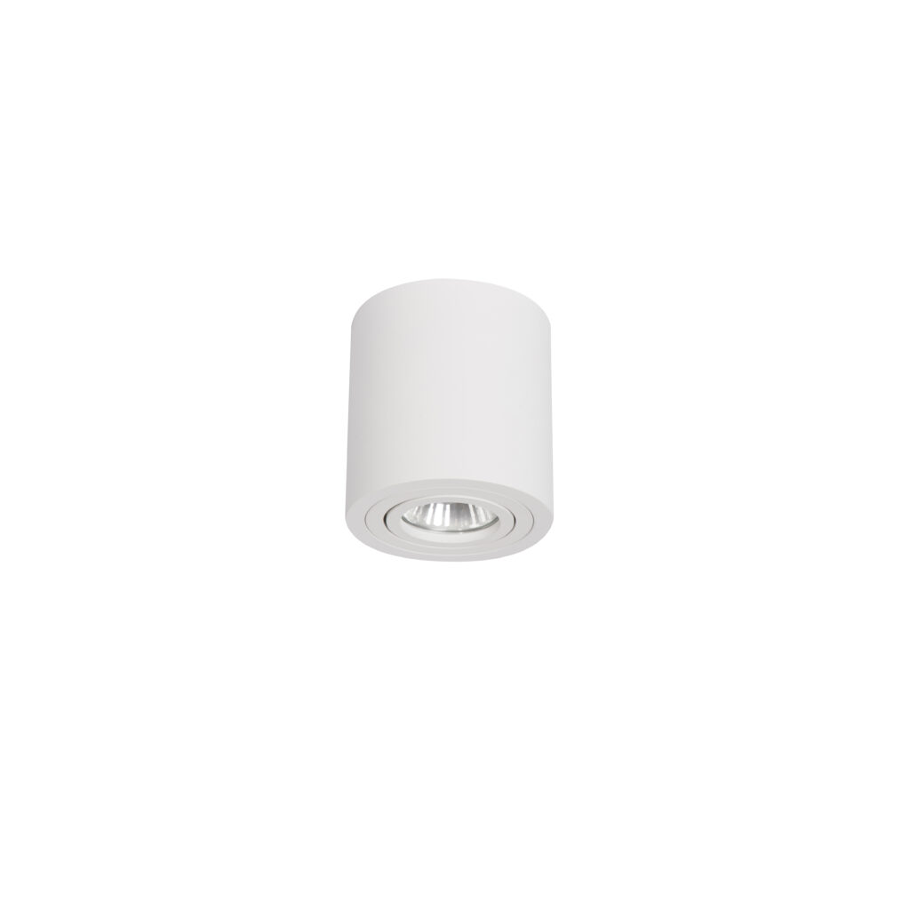 ALBA 1 GU10 Surface-mounted Downlight Round WH