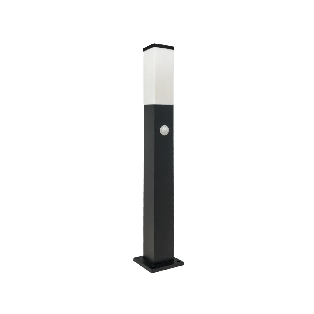 MESA 1 E27 IP54 Outerdoor Lawn Lamp PIR BK