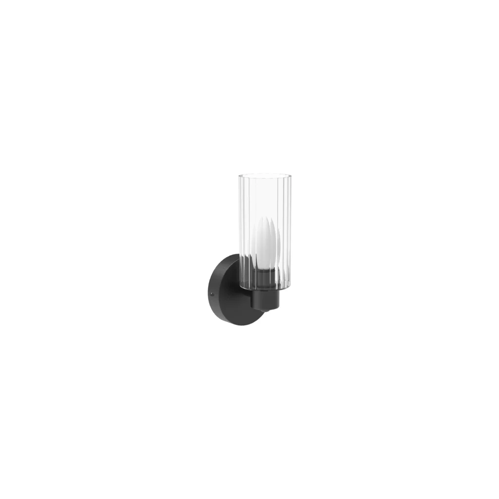 ILIA 1 E14 Wall Light BK