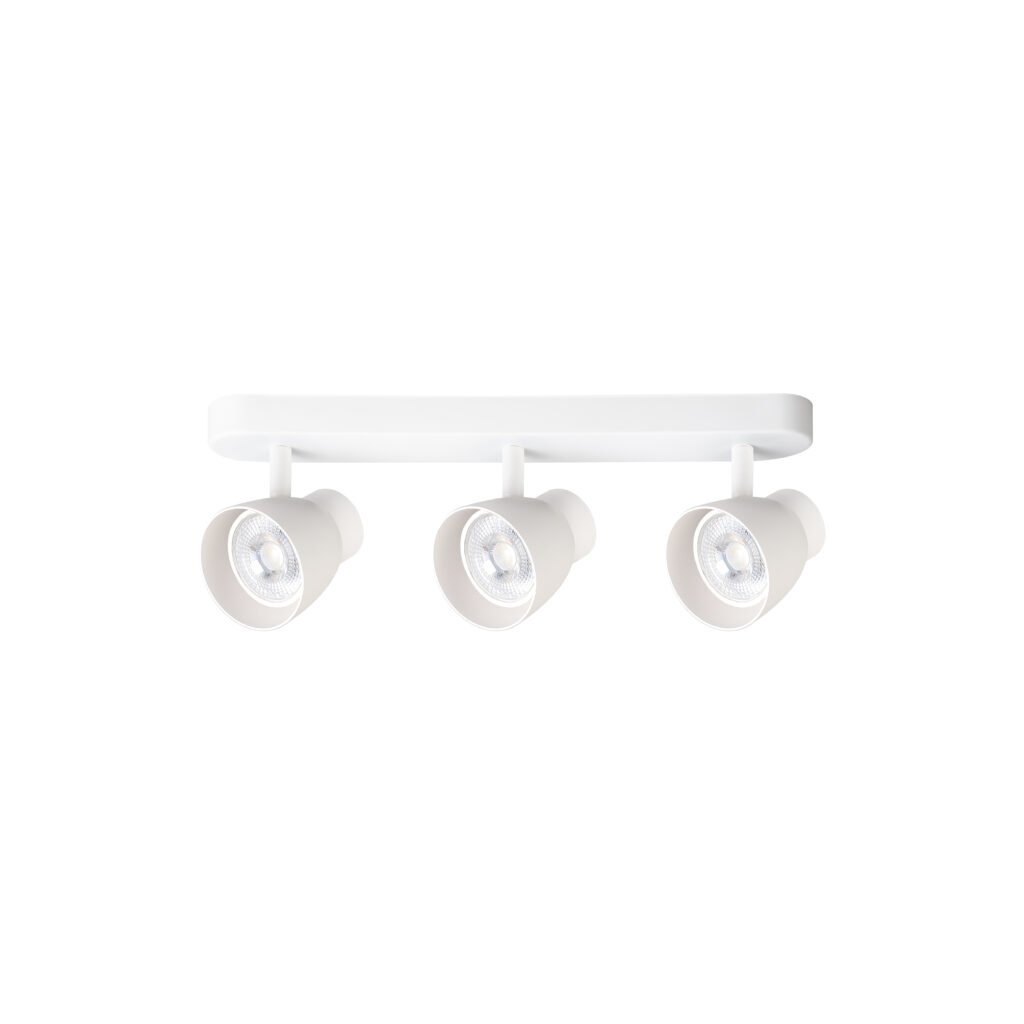 TALIA 3 GU10 Trumpet Ceiling Spot Lights WH