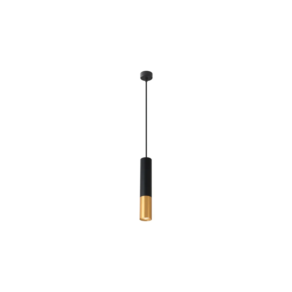 GLOW 1 GU10 Ceiling Pendants BK+GD