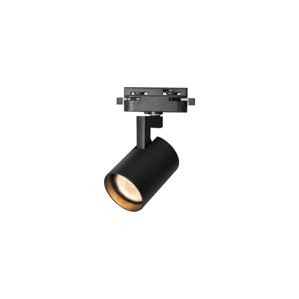 CORA 1 1F2Wires GU10 track spot light BK