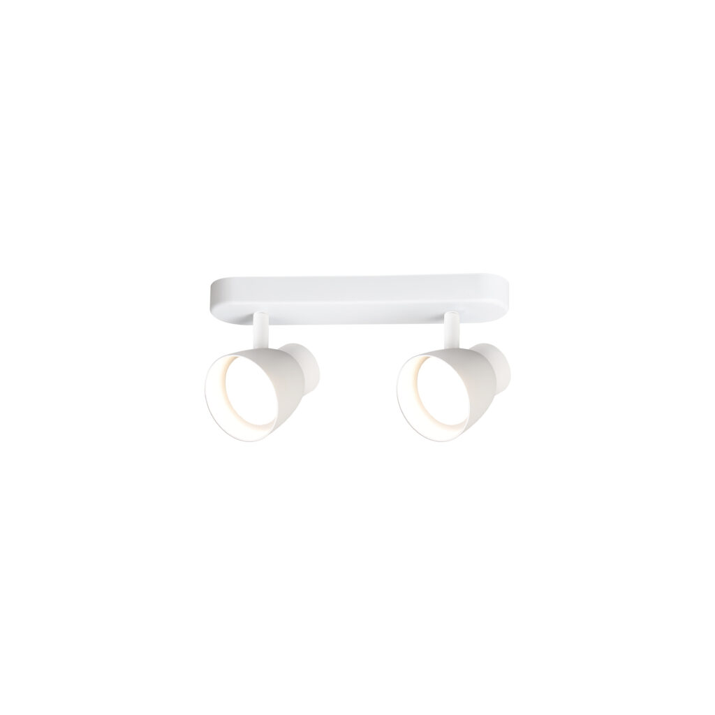 TALIA 2 GU10 Trumpet Ceiling Spot Lights WH