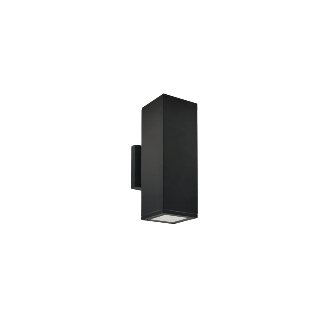 MESA 2 E27 IP54 Outdoor Wall Lamp BK