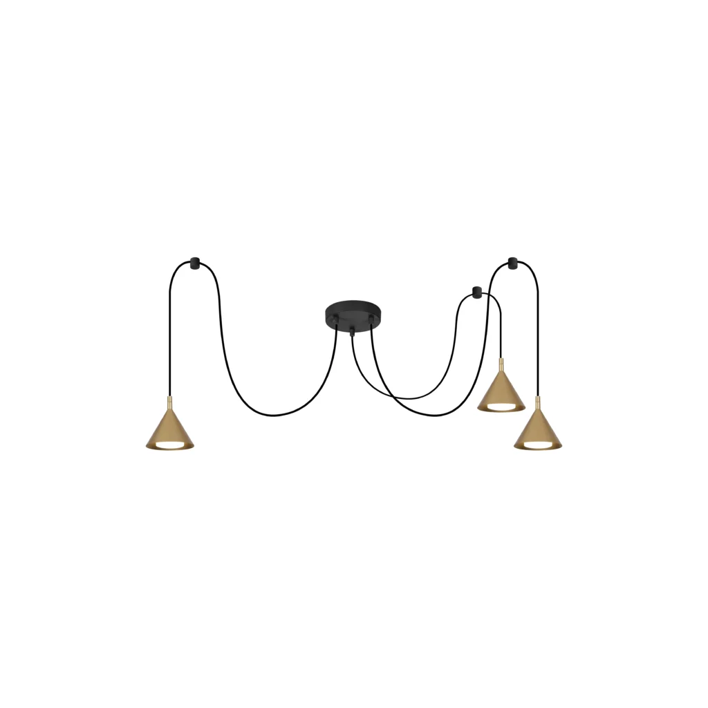 MUSE 3L GX53 Pendant Light GD