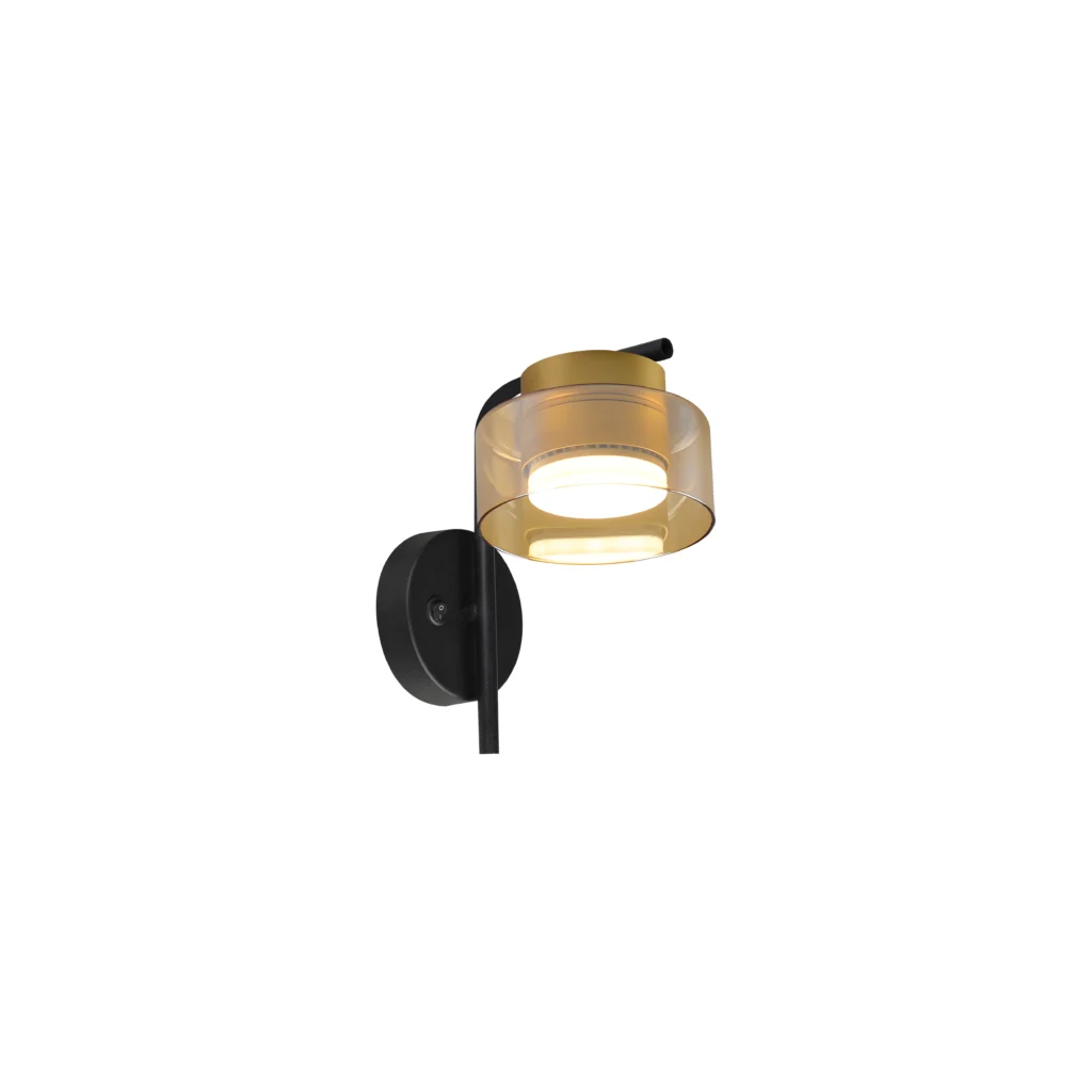 YARN R GX53 Wall Light with switch GD