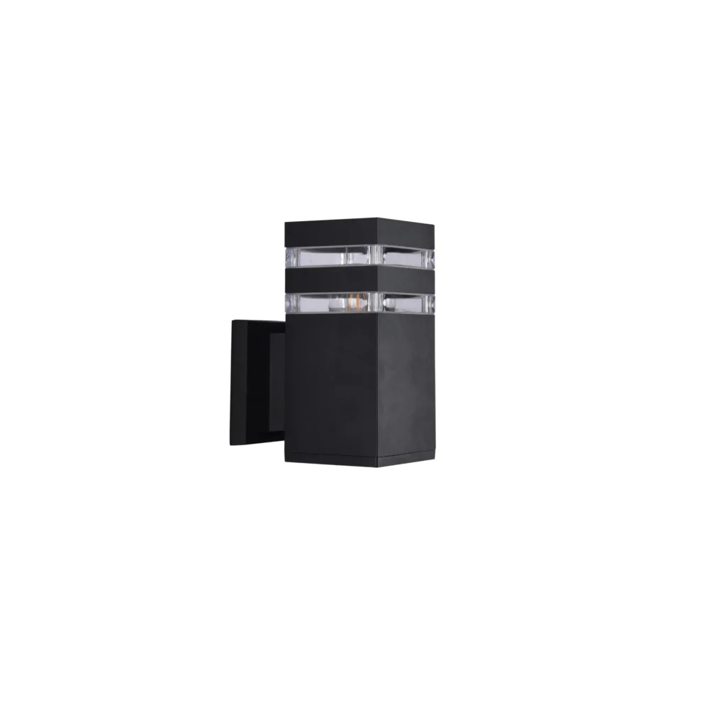APEX 1 E27 IP54 Outdoor Wall Lamp 2 BK