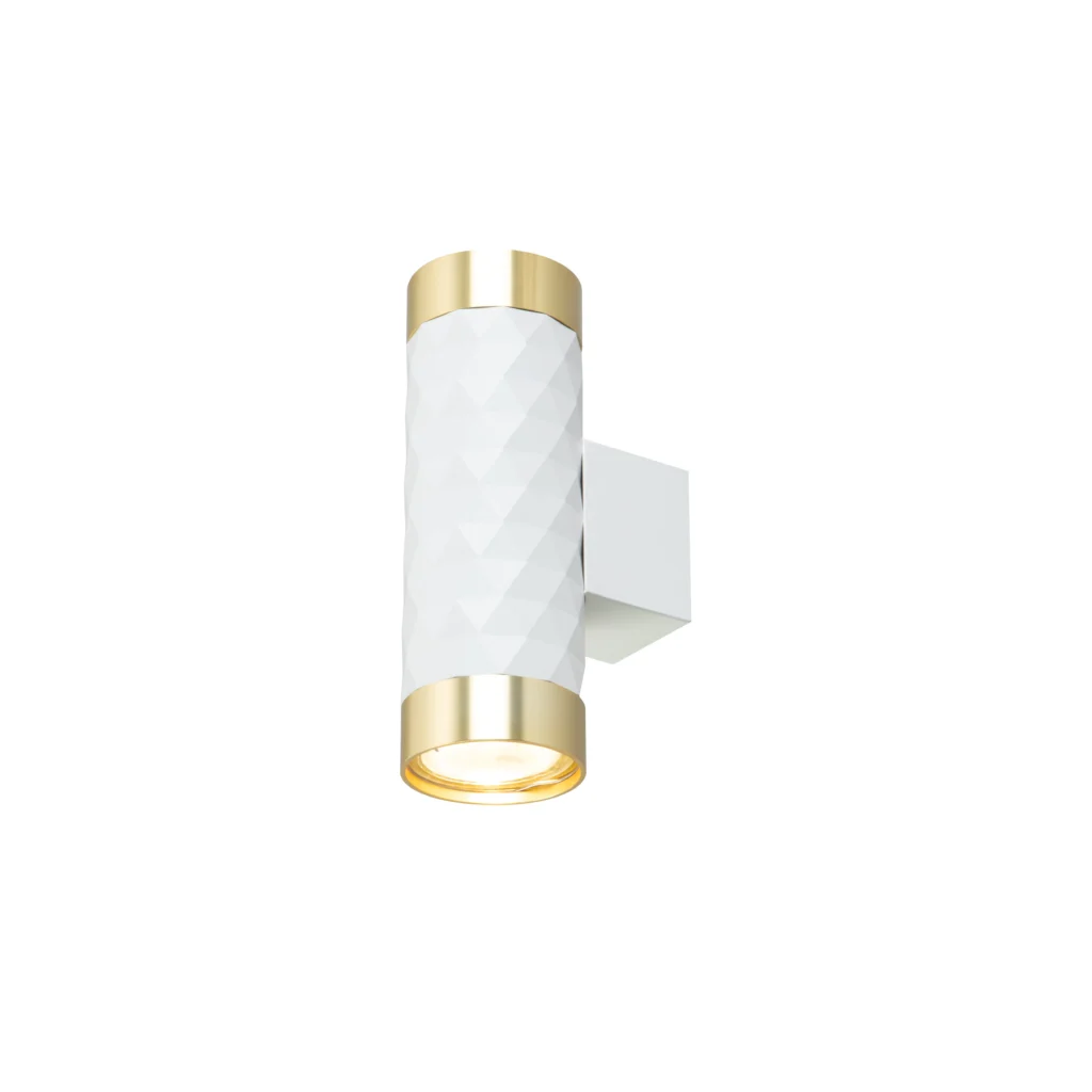 NEXUS 2 GU10 Wall Lighting WH+GD