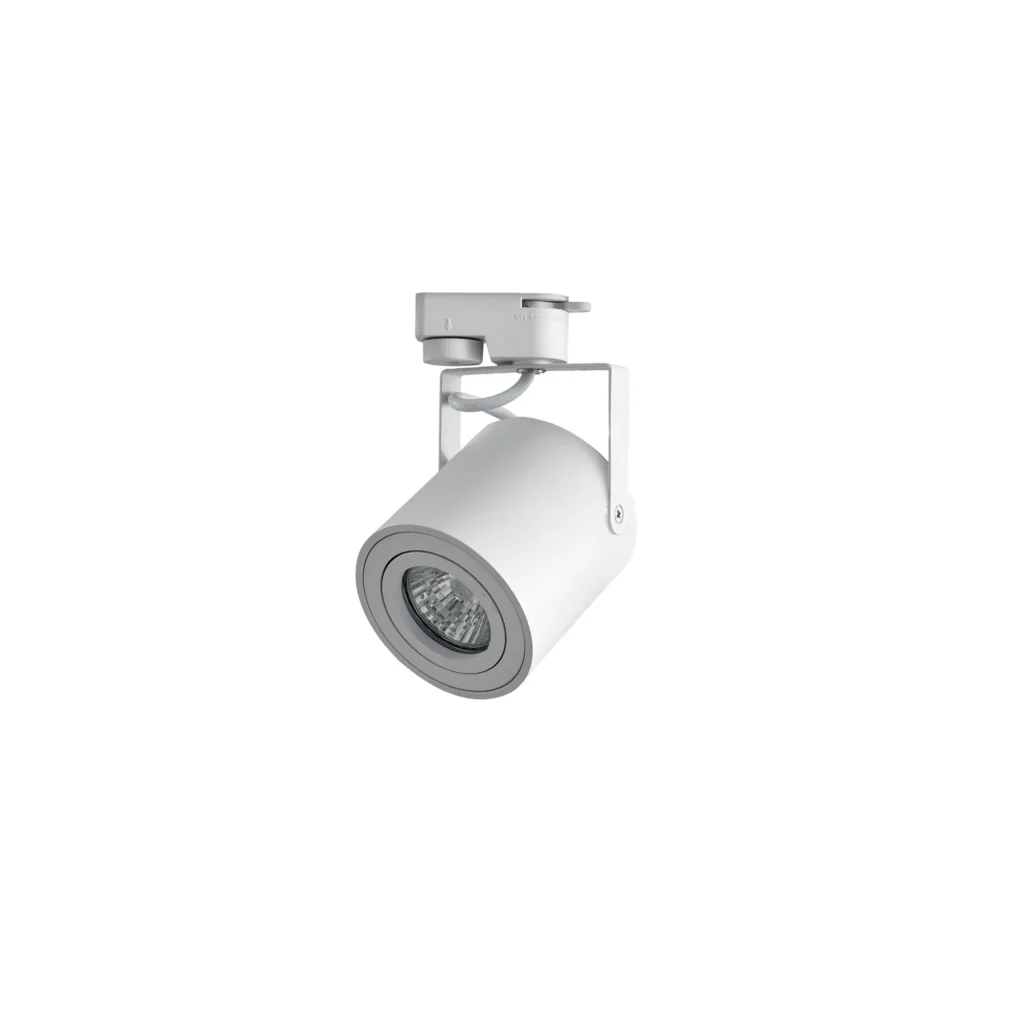 RUST 1 GU10 1F2 Wires Track Light WH