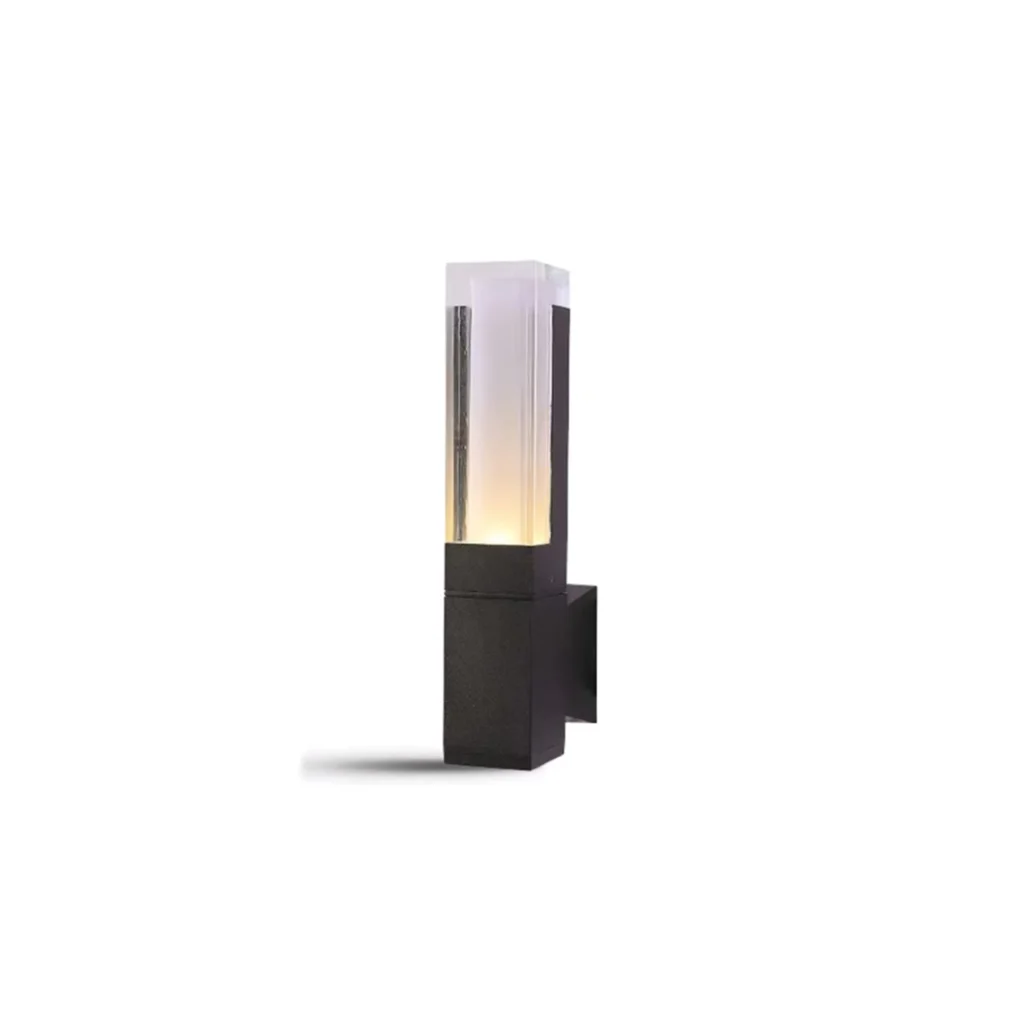 BRIX 1 LED 7W IP54 Outdoor Wall Lamp BK
