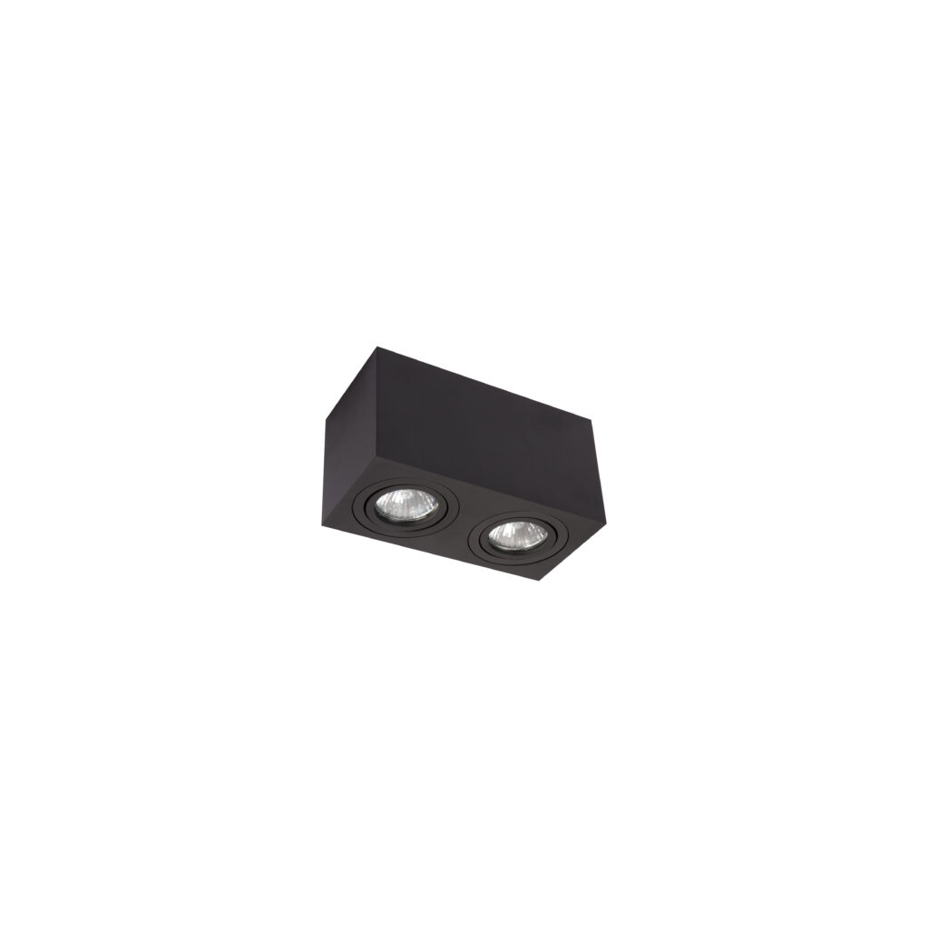 SAGE 2 GU10 Surface-mounted Downlight Square BK