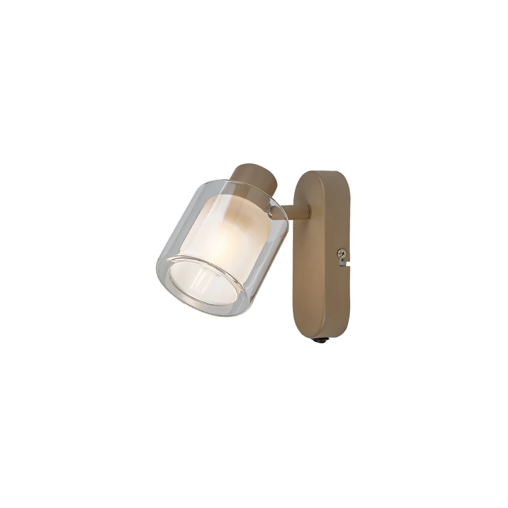 BALDER 1 E14 Wall Light with switch BEI