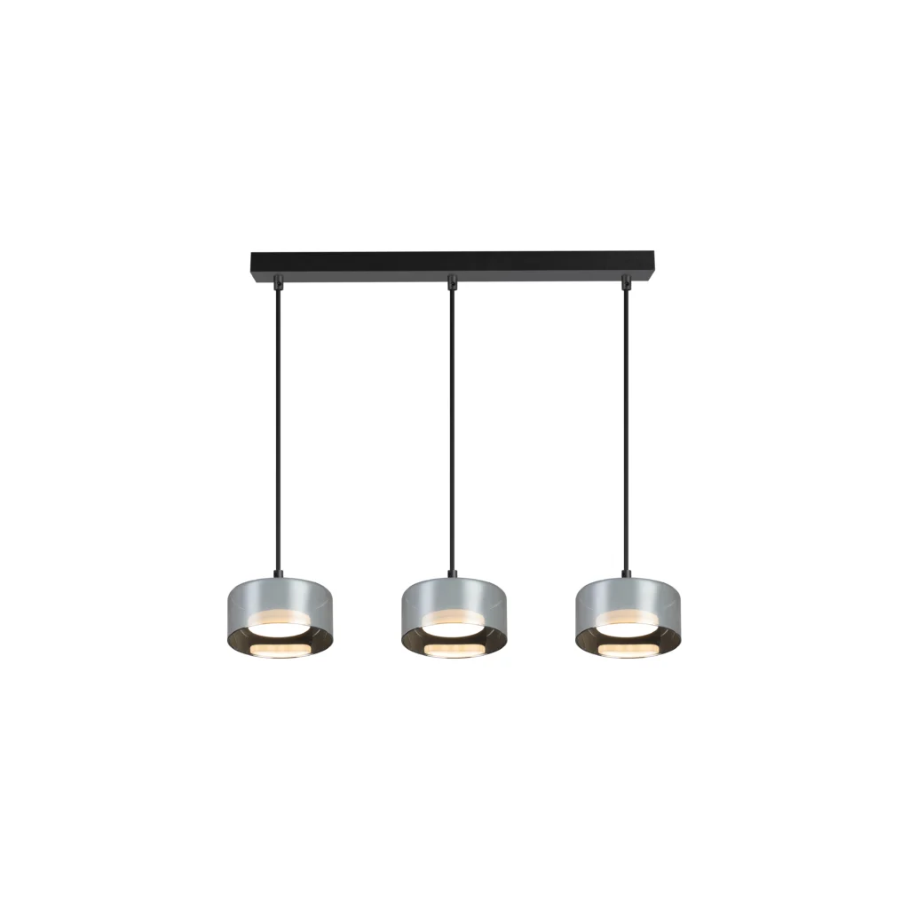 YARN 3L GX53 Pendant Light BK