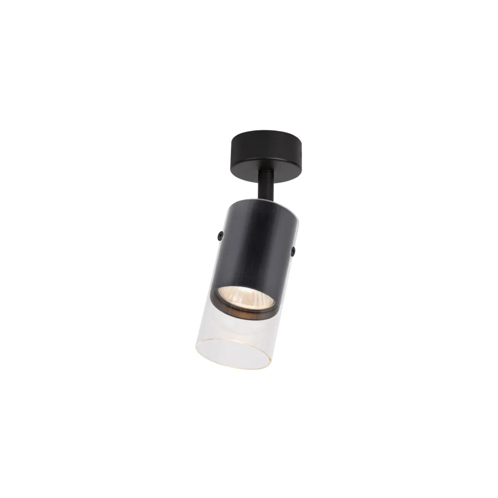 AGATE 1 GU10 Ceiling Spot Light BK