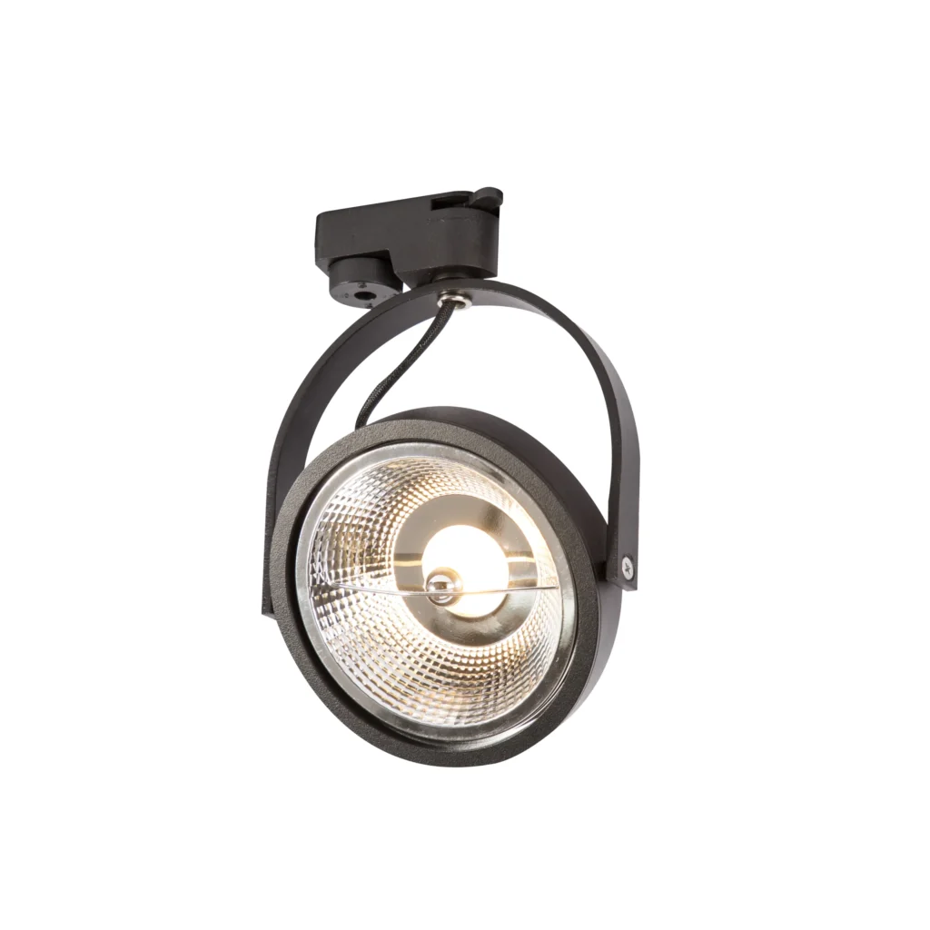TRACE 1 1F2Wires AR111 track spot light with adaptor BK