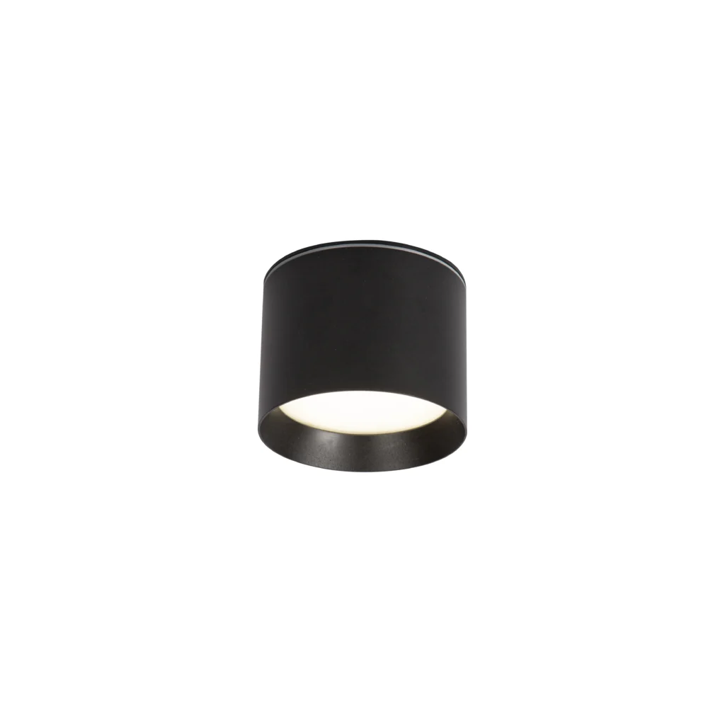 ASTER 1 GX53 Concave Surface Mounted Downlight IP44 BK