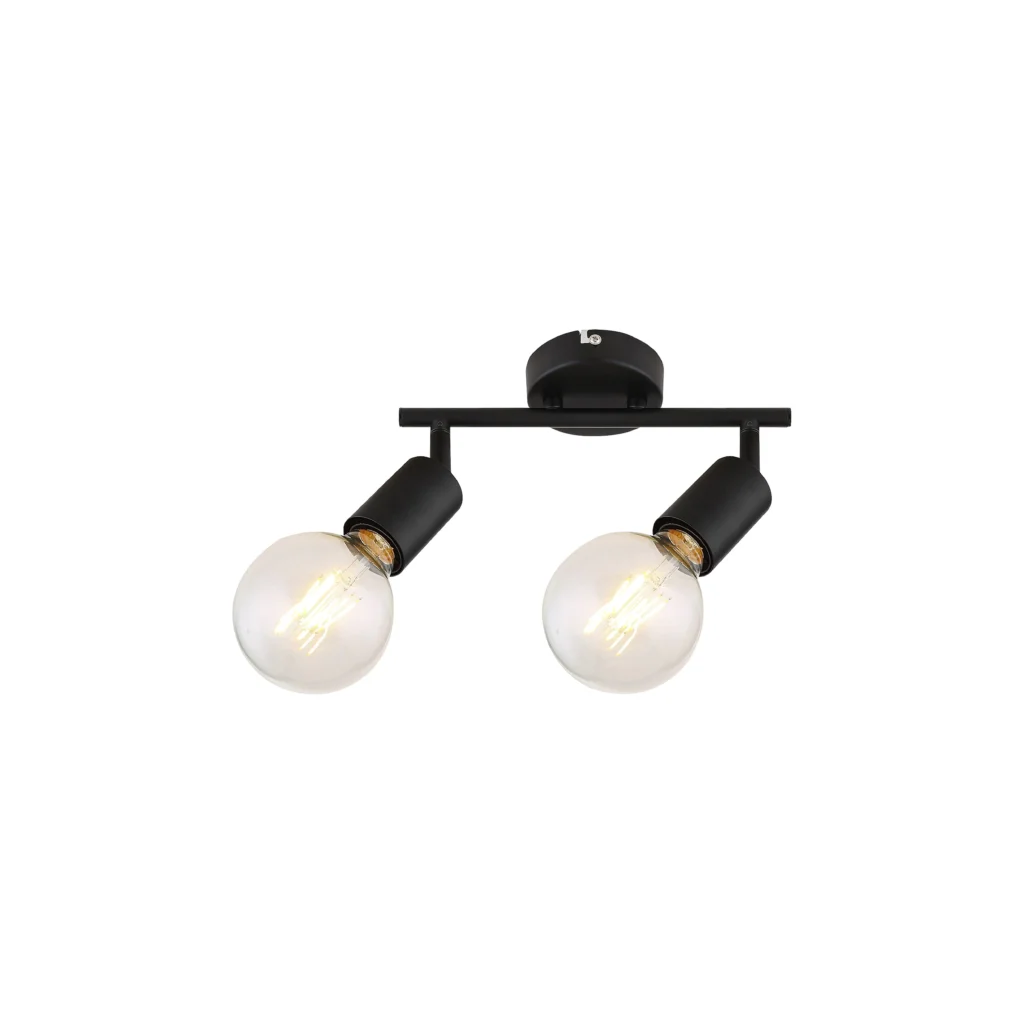 SOLA 2 E27 Ceiling Spot Light BK