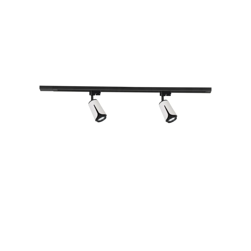 Tulip 2 GU10 Track Spot Light WH+BK