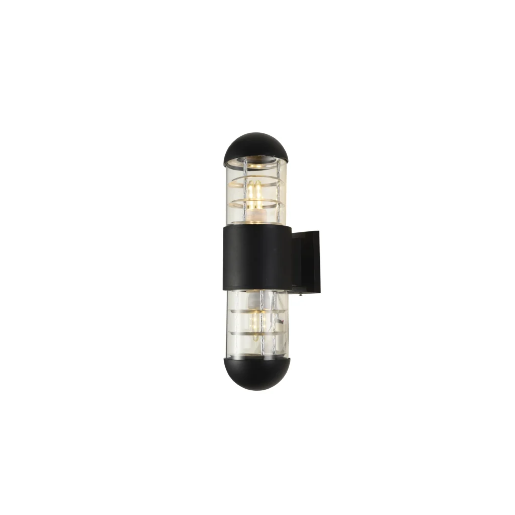 Fyra 2R E27 IP54 Outdoor Wall Lamp BK