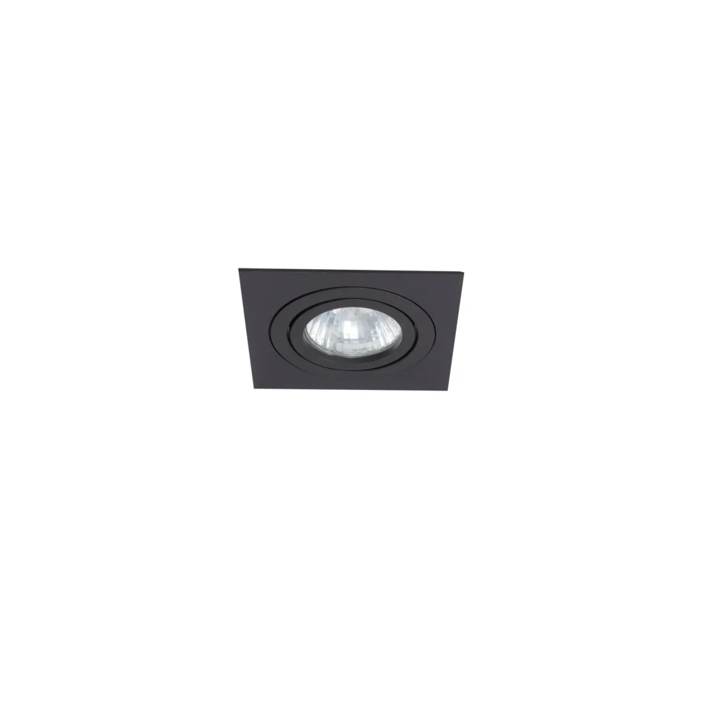 LYRA GU10 Surface mounted downlight Square BK