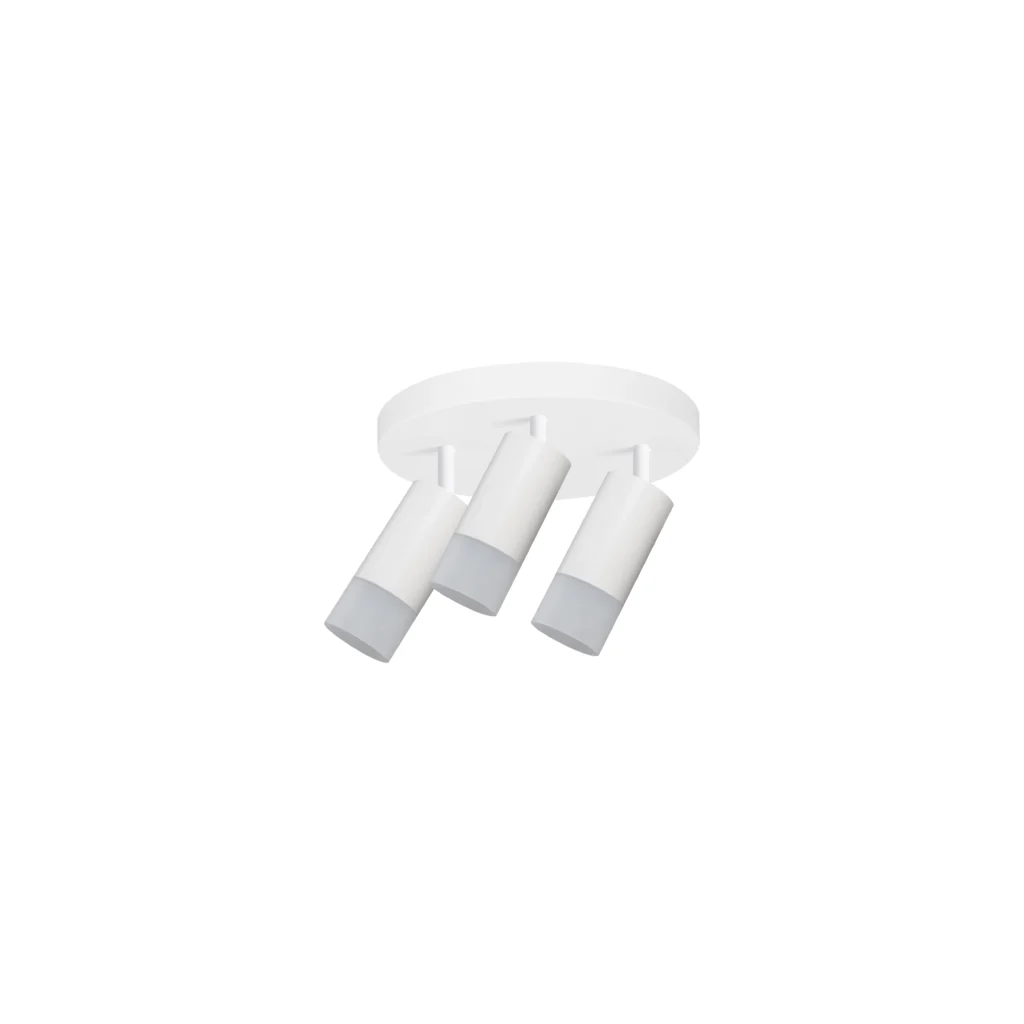 AERIS 3R GU10 Acrylic Ring Ceiling Spot Lights WH