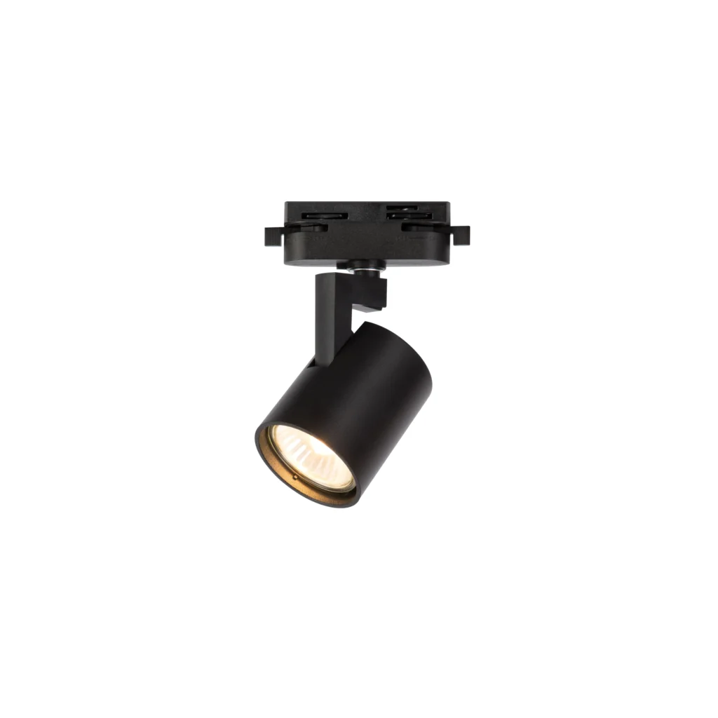 TINT 1 1F2Wires GU10 track spot light with adaptor BK