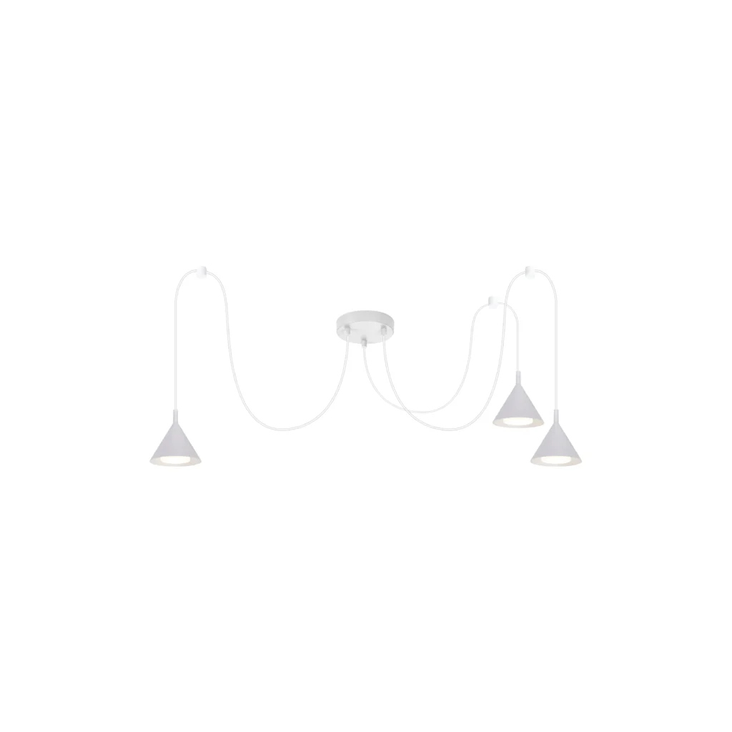 MUSE 3L GX53 Pendant Light WH