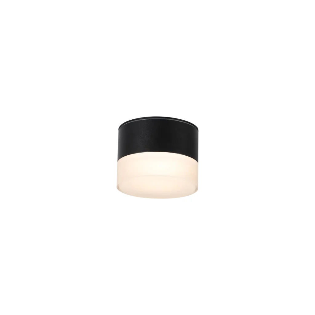 VERTEX GX53 IP54 Downlight Round BK