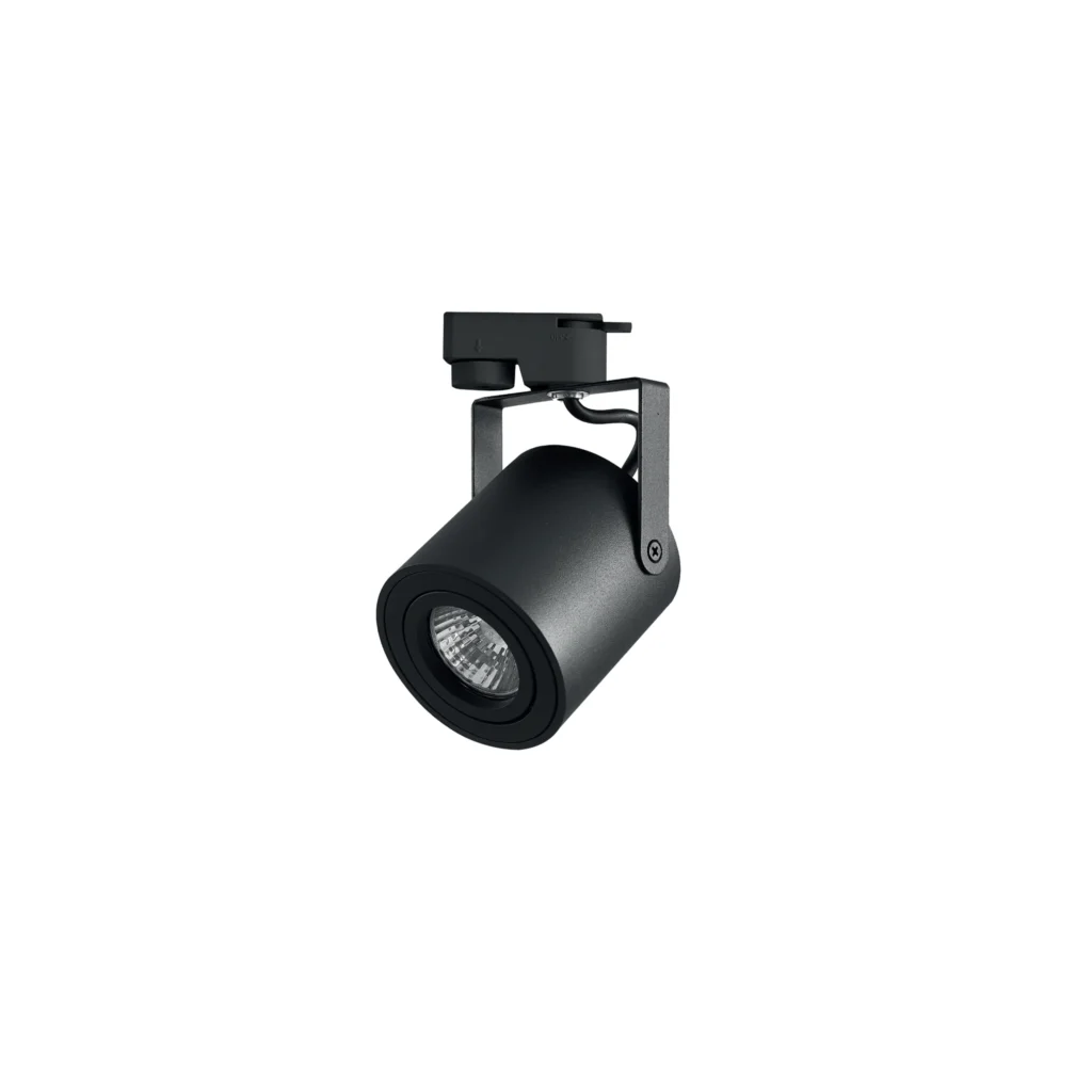 RUST 1 GU10 1F2 Wires Track Light BK