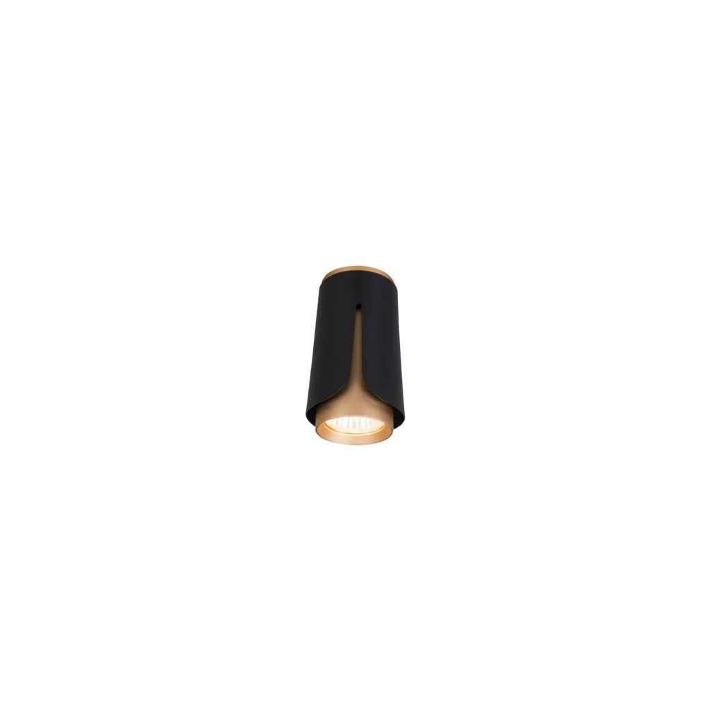 Tulip 1 GU10 Downlight BK+GD