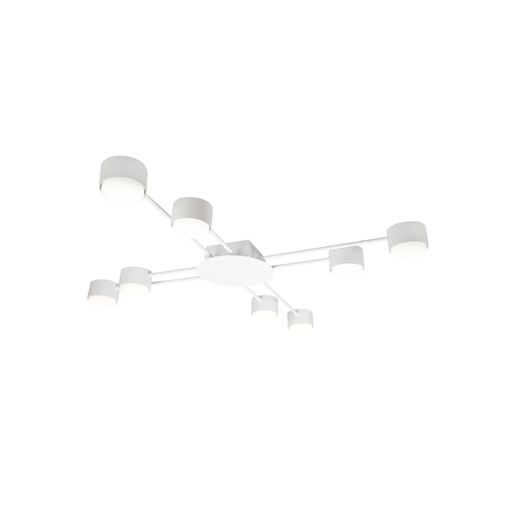 DUSK 8 GX53 Ceiling Spot Light WH