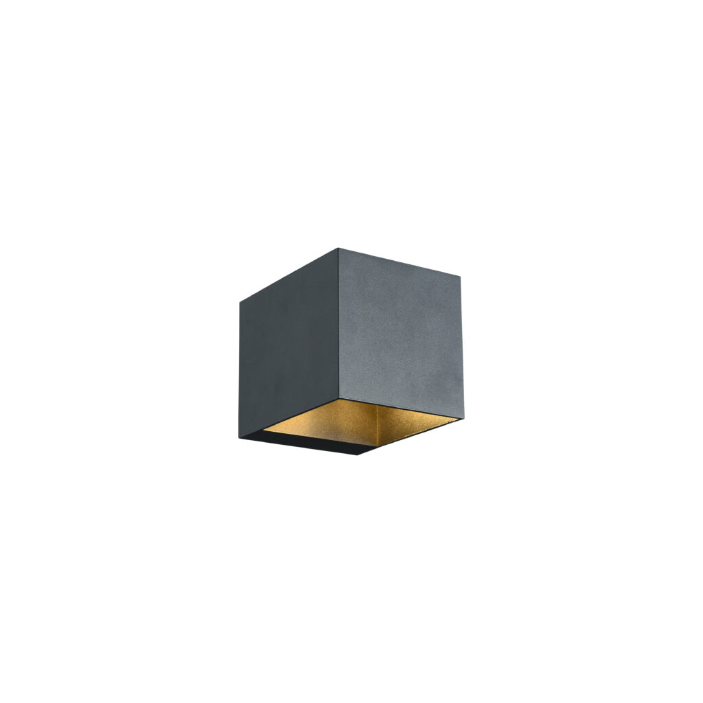 WAVE 1 G9 Square Wall Lighting BK