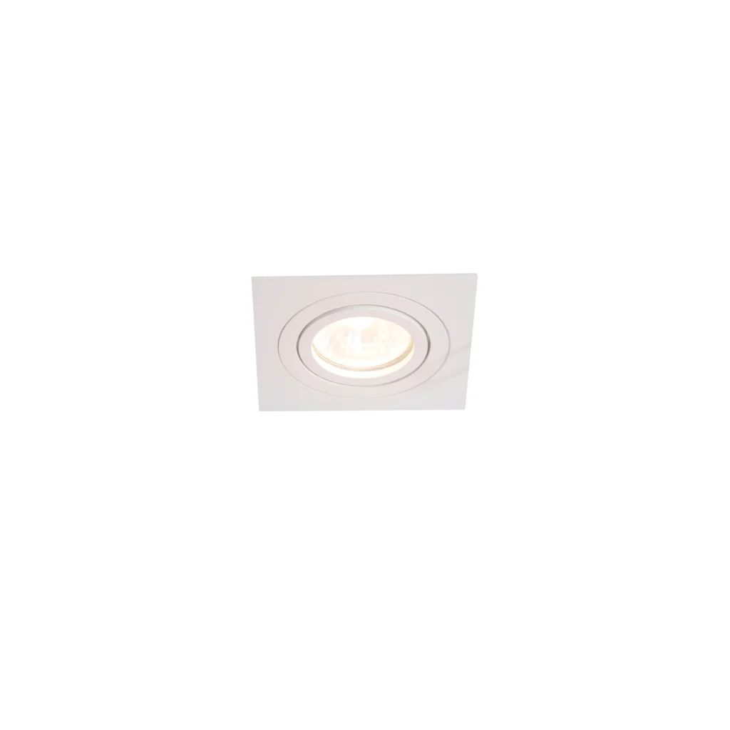 LYRA GU10 Surface mounted downlight Square WH