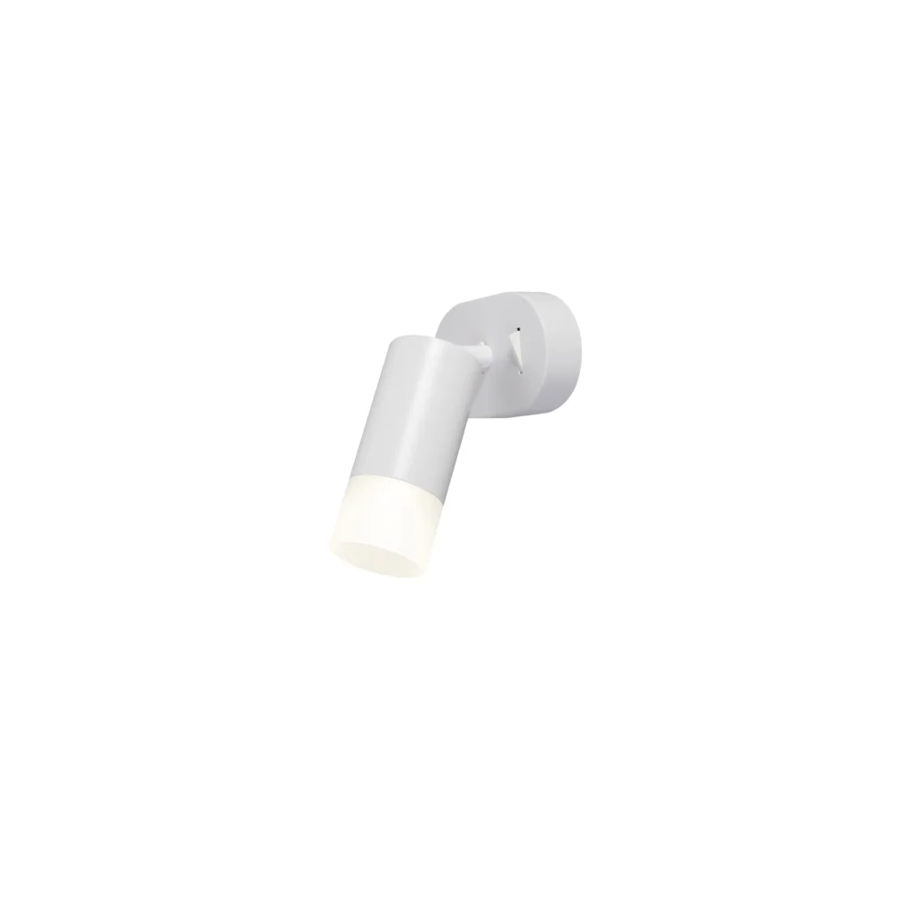 SAGE 1 GU10 Acrylic Ring Switch Wall Lighting WH