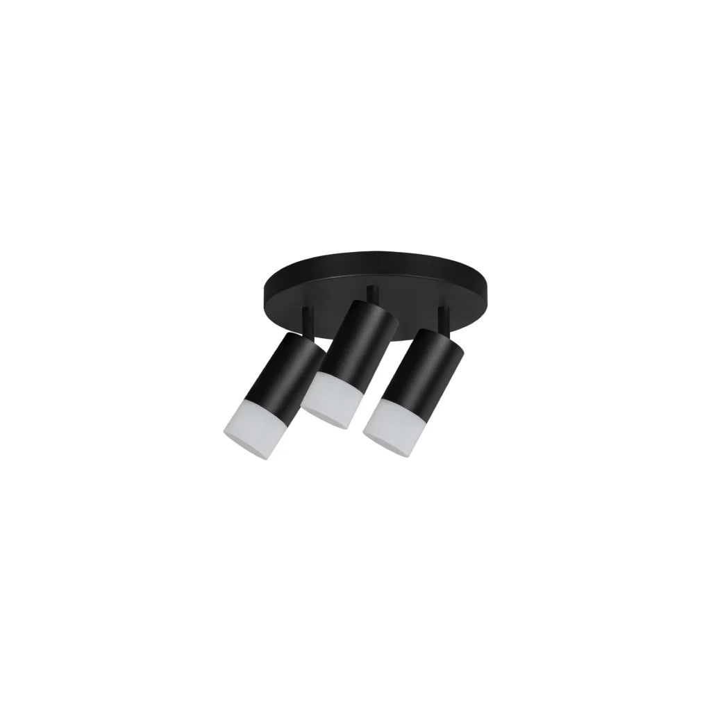 AERIS 3R GU10 Acrylic Ring Ceiling Spot Lights BK