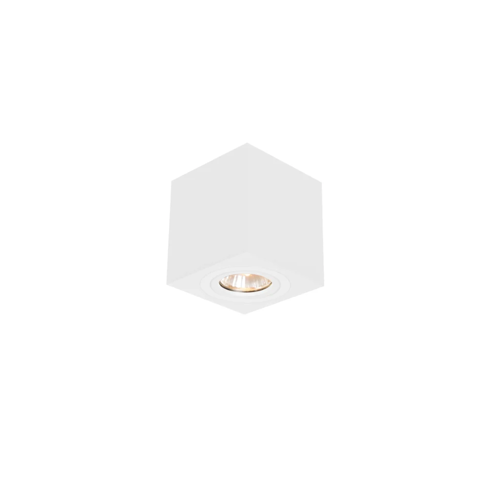 MIST 1 GU10 Surface-mounted Downlight Square WH