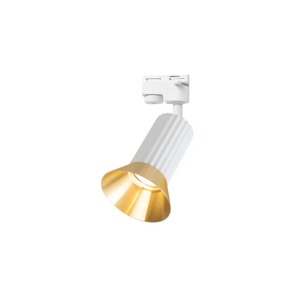NEPHRITE GU10 1F 2Wires Track Spot Light WH