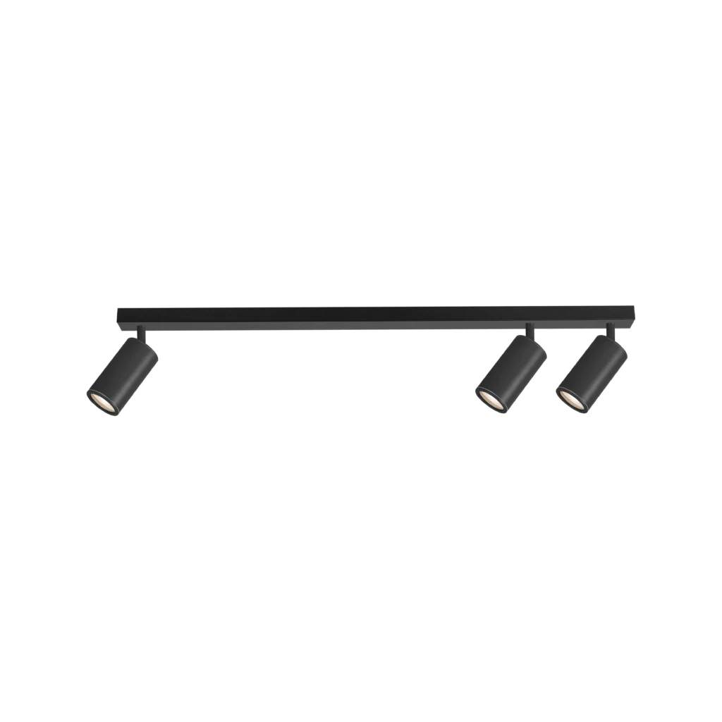 FALT 3L GU10 Ceiling Spot Light BK