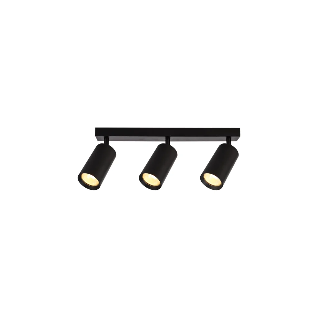 GAIA 3 GU10 Ceiling Spot Light BK
