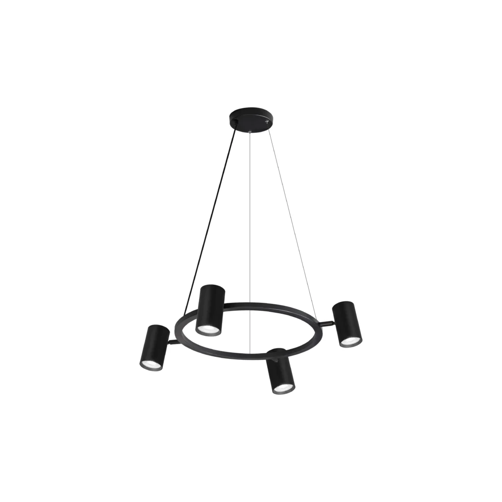LUNA 4 GU10 Pendant-A BK