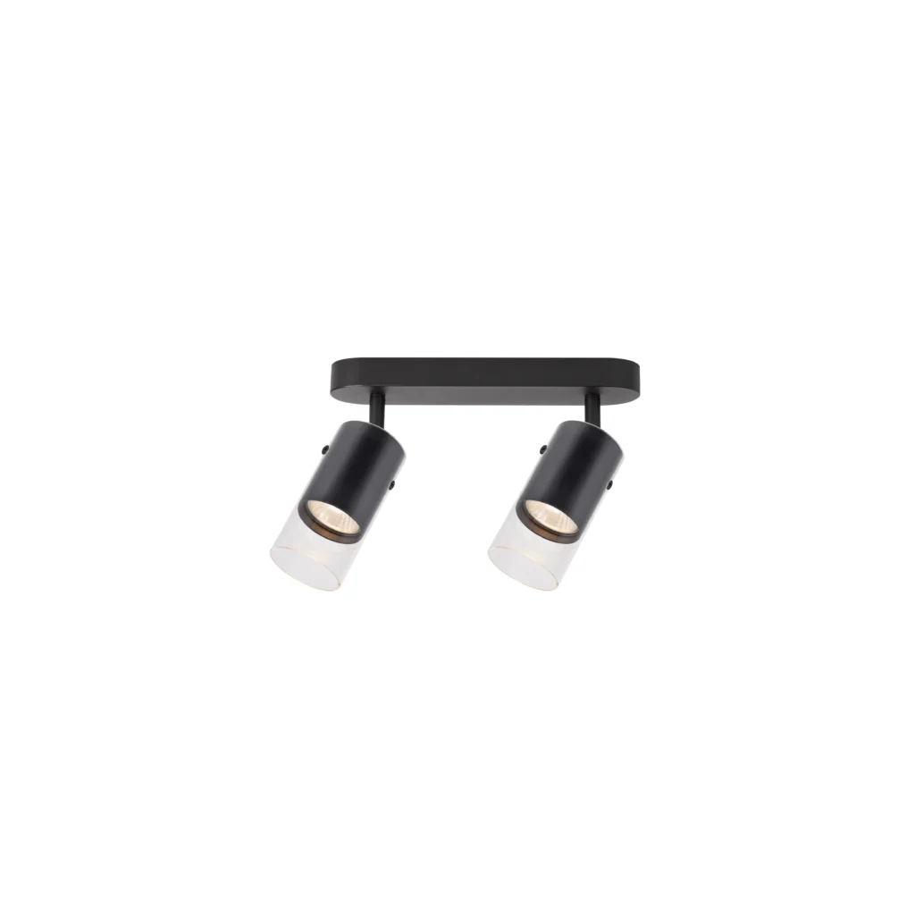 AGATE 2 GU10 Ceiling Spot Light BK